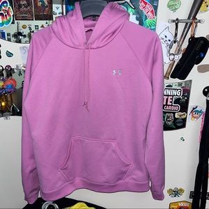 Woman’s Lg Pink Under Armour Hoodie good condition